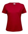 Dames T-shirt Tee Jays Interlock 580 red